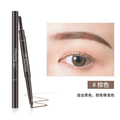 Bobani double-headed automatic rotating eyebrow pencil is not easy to smudge when exposed to water. Thin triangle eyebrow pencil is shipped on behalf of cross-border foreign trade. 