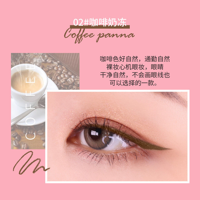 bobeini fine-tipped color eyeliner gel pen to brighten, smooth and not easy to smudge and remove makeup, color-producing gel pen cross-border 