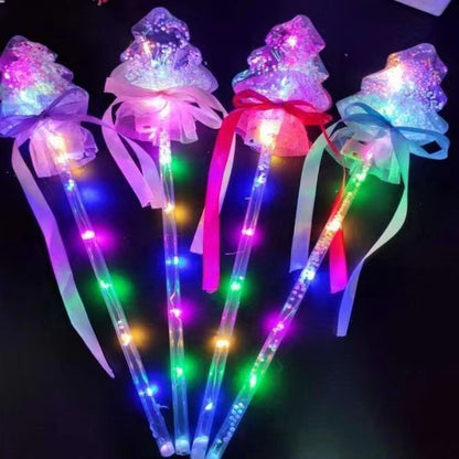 Fairy Wand Bobo Ball Magic Wand Love Flash Ball ခရစ္စမတ်လက်ဆောင် ကလေးများ၏ တောက်ပသောအရုပ် ညဈေးလမ်းရှိ ရေနုတ်မြောင်း