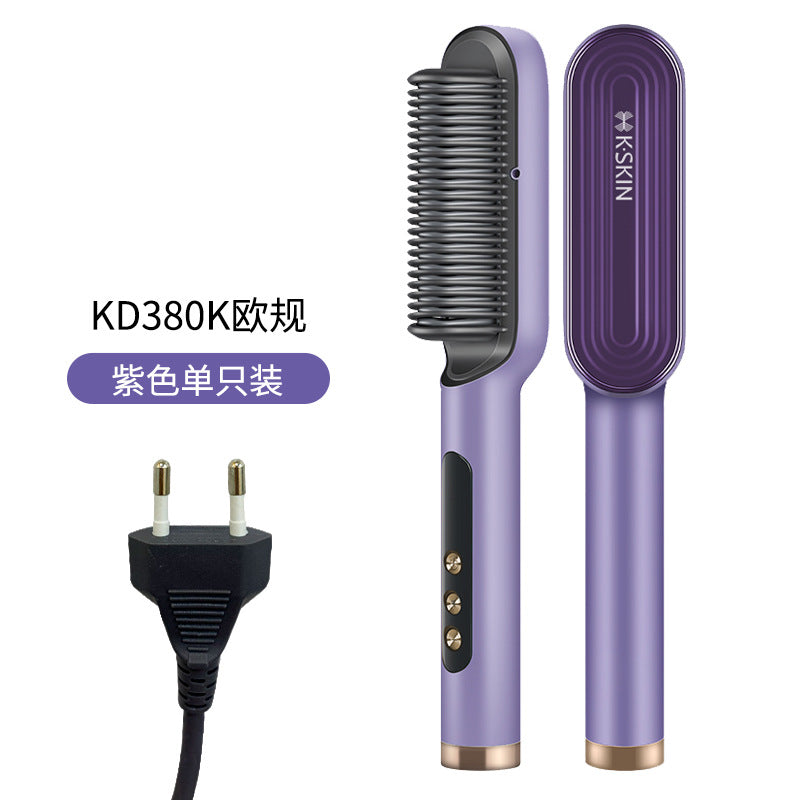 Jindao negative ion hair straightening comb, foreign trade curling plate, hair straightener, dual-purpose, non-damaging, hair straightening, cross-border exclusive supply 