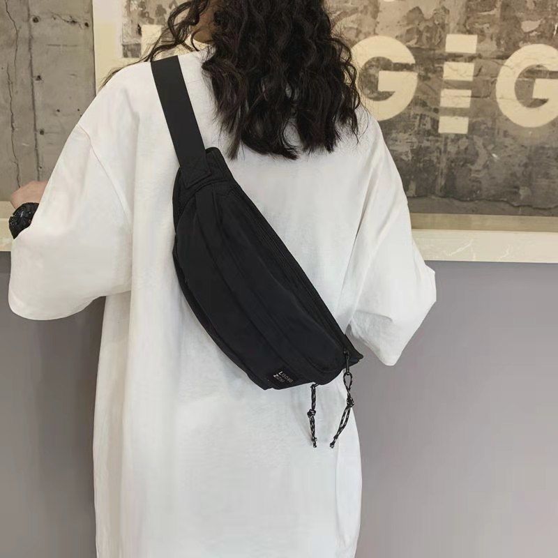 Men's Chest Bag Japanese Trendy Brand Casual Shoulder Bag ins Student Backpack Female Chest Small Satchel Waist Bag Messenger Bag 