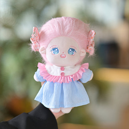 Qixi Festival gift genuine 20CM cotton doll clothes doll Yiwu toy dress up girl gift spot 