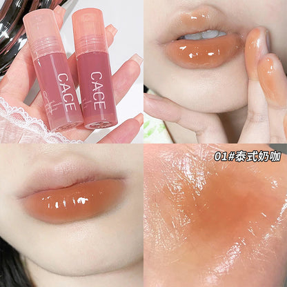 ထုတ်ကုန်အသစ် CACE Liuyun Dream Weaver Mirror Lip Gloss Dudu Lip Moisturizing Lip Oil Student Liquid Cross-Border Wholesale 