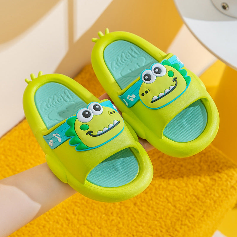 2023 Children's Dinosaur Slippers Boys Summer Home Indoor and Outdoor Wear Non-slip Children's Slippers Girls Wholesale 