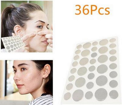 24 patches, 36 patches, granular hydrocolloid acne patch, invisible transparent acne concealer patch, acne clearing patch 