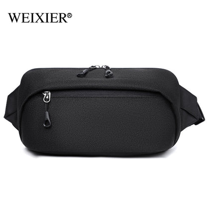 Simple Messenger Waist Bag Canvas Shoulder Bag Men's Sports Diagonal Cloth Bag Outdoor Riding Motorcycle Leg Bag Men's Bag