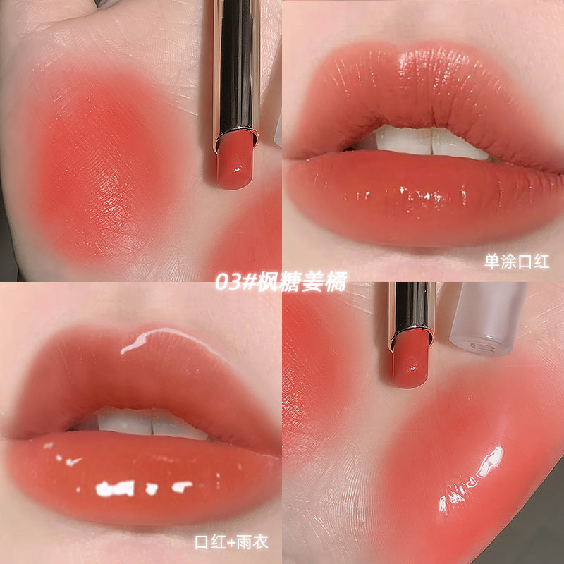 Douyin MAXFINE makeup lipstick raincoat thin tube lipstick waterproof non-stick cup non-fading color makeup one piece delivery 