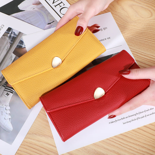 2022 Hot Style Women's Wallet Litchi Pattern Hand Wallet Fashion Card Holder Multifunctional Large Capacity Coin Purse for Women 