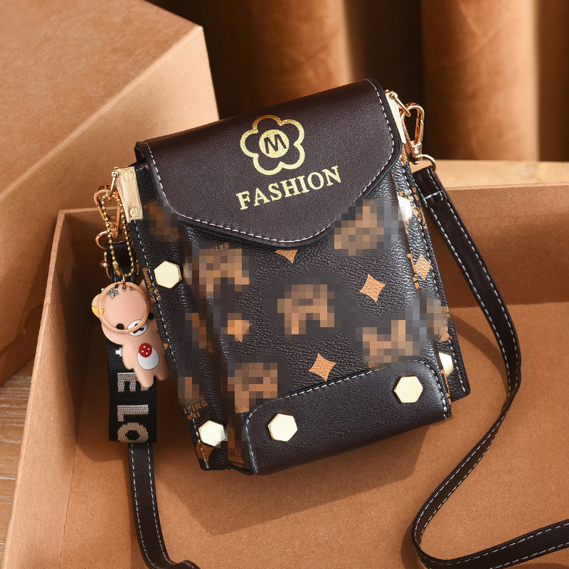 2022 new niche design mobile phone bag crossbody bag street stall ladies bag wholesale small square bag mini mobile phone bag 