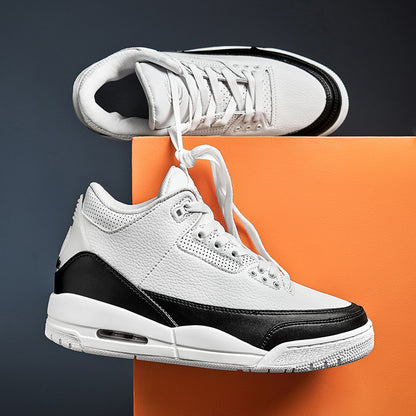 Putian Shoes Factory Wholesale High Version AJ3 Niros Men's and Women's Shoes White Orange Lakers Blue Sneakers Outdoor Sports Shoes 