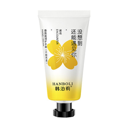 Hanboli fragrance moisturizing hand cream, hydrating and nourishing shea butter anti-drying, sticky and cracking hand cream set of four 