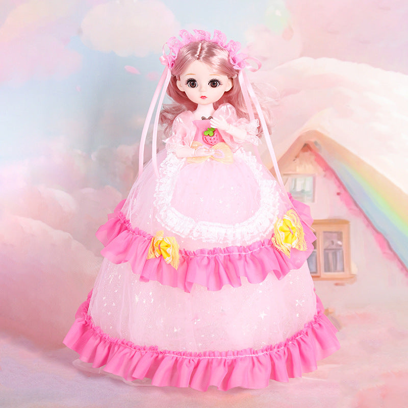 Creative new style tulle skirt princess doll toy girl Barbie doll birthday gift girl Mingrun Barbie 