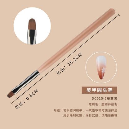 Japanese manicure pen brush set sweep pen double-ended construction pen light therapy painted line pen gradient pen wholesale