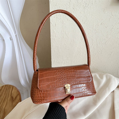 High-quality bags for women 2023 new retro small square bag niche simple armpit bag trendy shoulder crossbody bag 