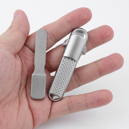 Xinghuo Tianlu German Folding Nail Clipper Single Pack Stainless Steel သေးငယ်ပါးလွှာသော အိတ်ဆောင် လက်သည်းညှပ် 