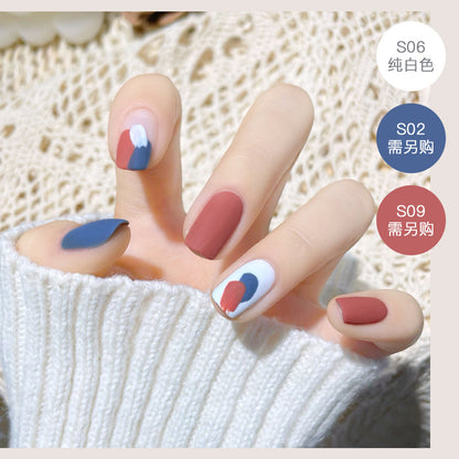 2023 new nail polish spring and summer color water-based frosted nail polish, non-peelable, baked and naturally dried, available for pregnant women 