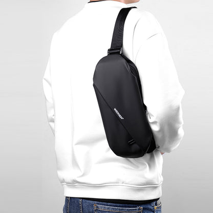 Men's Waist Bag Messenger Bag Running Multifunctional Chest Bag Sports Leisure Shoulder Bag Waterproof Mobile Phone Waist Bag Men's Bag