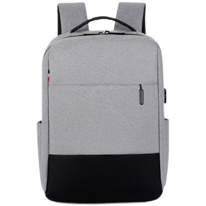 Kabinu business backpack contrasting color Oxford cloth outdoor travel backpack logo middle school student school bag USB charging 