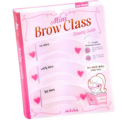 Korean eyebrow-shaped eyebrow card printing eyebrow card flat eyebrow makeup tool 