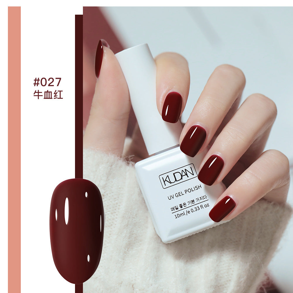 2023 New Style Nail Polish Gel No Odor Ice Transparent Nude Color Transparent Long-lasting Quick-Drying Nail Polish Manicure Nail Polish Gel Wholesale 