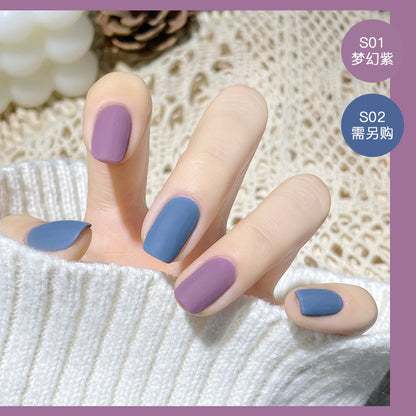 Maxfine matte water-based nail polish no baking quick drying long-lasting matte non-tearable whitening nail polish wholesale