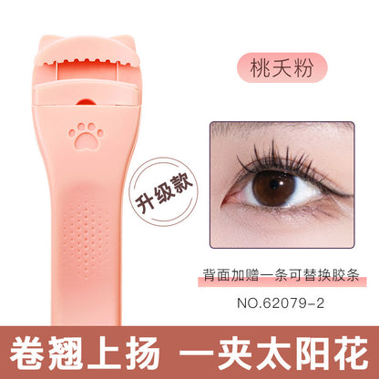 Snow Belle's new cat claw eyelash curler, long-lasting styling partial eyelash curler, easy to use, portable and wholesale 