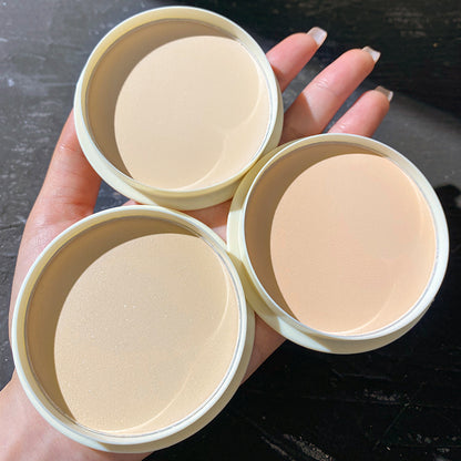 LANQIN Japanese concealer and makeup-setting soymilk powder cake for contouring and fairing makeup, long-lasting makeup and moisturizing powder, authentic 