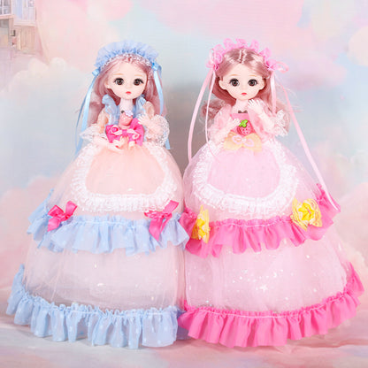 Creative new style tulle skirt princess doll toy girl Barbie doll birthday gift girl Mingrun Barbie 