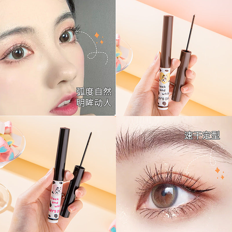 SUAKE polka-dot mascara Dalmatian thick curls slender head mascara is not easy to smudge cross-border makeup 