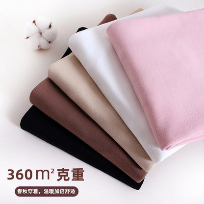 Girls bottoming shirt autumn t-shirt wood ears half high collar children's pure black long-sleeved baby white inner top 