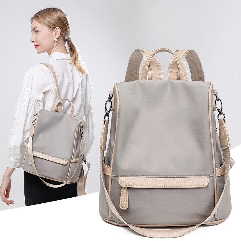 2023 New Oxford Cloth Backpack Women's Backpack Korean Style Fashion Casual Trend Large Capacity Travel Bag School Bag 