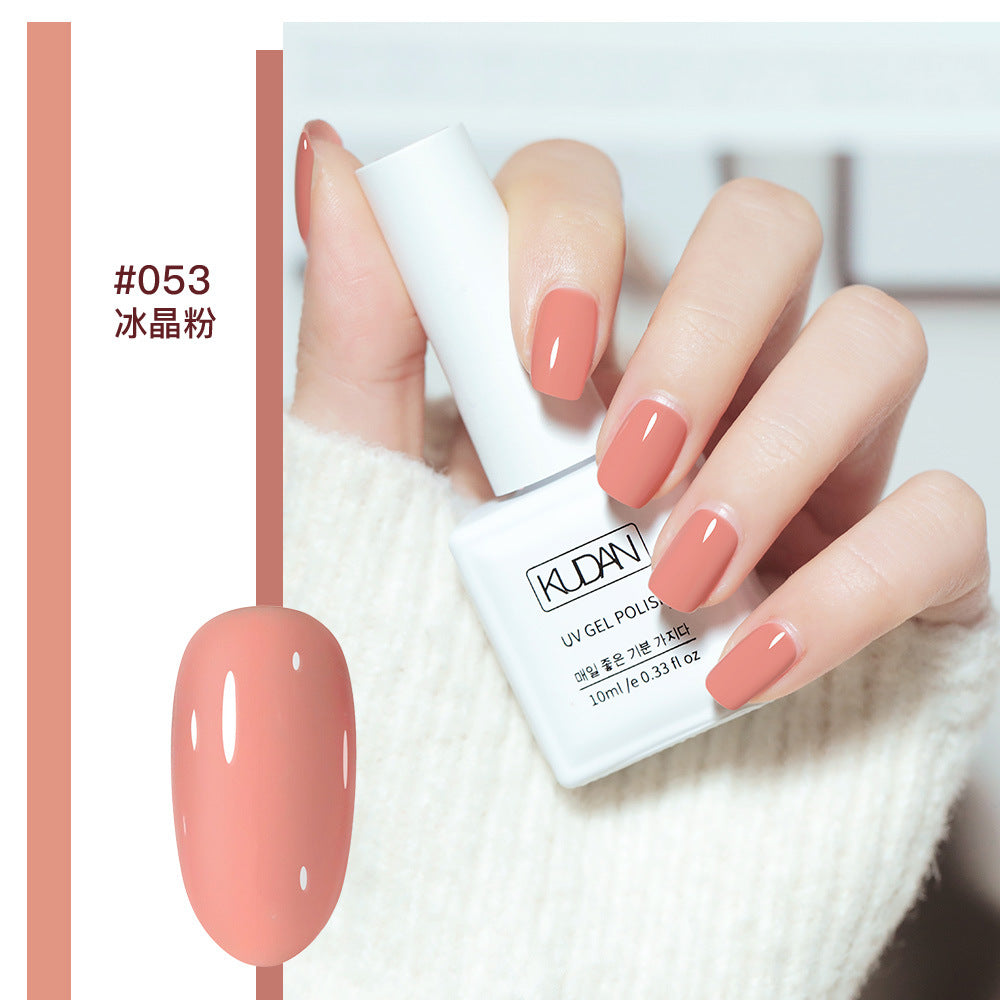 2023 New Style Nail Polish Gel No Odor Ice Transparent Nude Color Transparent Long-lasting Quick-Drying Nail Polish Manicure Nail Polish Gel Wholesale 