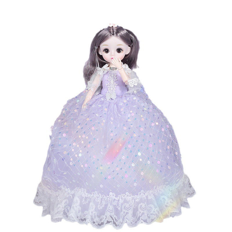 New 32cm Music Gauze Skirt Doll Yade Barbie Doll Girl Birthday Children Toys Wholesale 