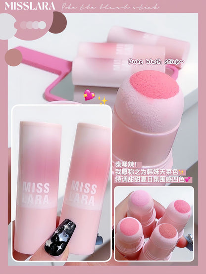 2024 Mirror Stick Blush Stick ပန်းရောင် Vitality Girl Whitening Pure Desire ချစ်စရာ Blush Korean Matte Cheeks 