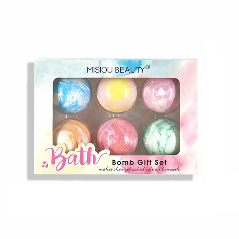 MISIOU BEAUTY cross-border explosive bath salt ball bubble bath ball essential oil bath ball bubble bomb bath ball batch