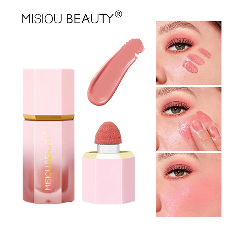 MISIOU BEAUTY နယ်စပ်ဖြတ်ကျော် အလှကုန် အရည် blush eye shadow contouring နေလောင်ခံ အမျိုးသမီး facial rouge watercolor မိတ်ကပ် 