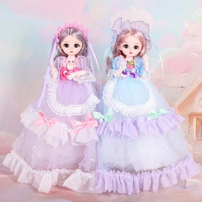 Creative new style tulle skirt princess doll toy girl Barbie doll birthday gift girl Mingrun Barbie 