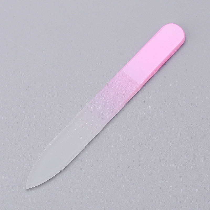 Glass nail polishing file, crystal glass nail file, manicure polishing strip, manicure tools, manicure glass strip 