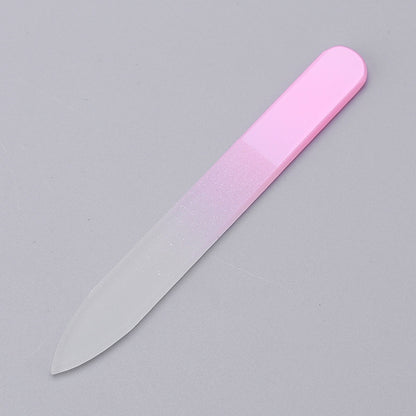 Glass nail polishing file, crystal glass nail file, manicure polishing strip, manicure tools, manicure glass strip 