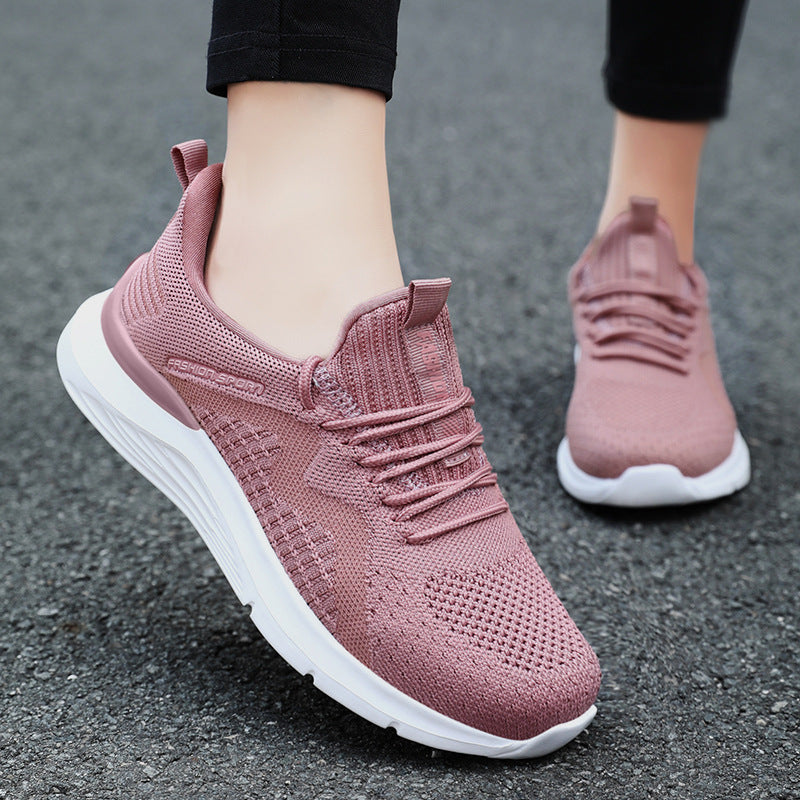 Shoes women's new breathable soft sole shoes wholesale casual sports women's shoes manufacturers on behalf of the trend of comfortable running shoes 