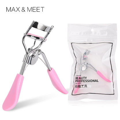 Black super wide-angle eyelash curler partial eyelash curler rubber pad beginner eyelash assistant styling tool 