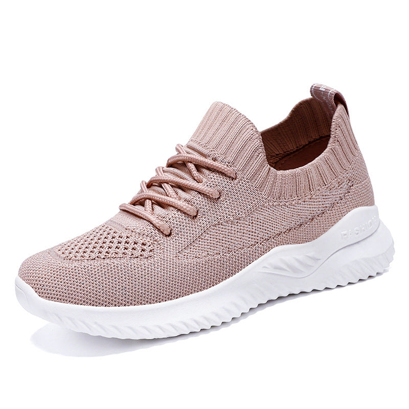 Women's Shoes 2023 New Casual Shoes Breathable Lightweight Mother Shoes Factory Direct Selling Agent Cross-border Sports Shoes Women 