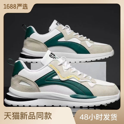 Board shoes men's summer breathable 2023 new white shoes trendy all-match sports and leisure Forrest Gump running ins old shoes