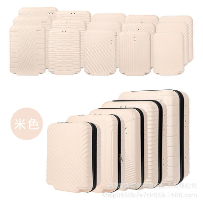 Foreign trade ABS material 15-piece transport portable transport assembly suitcase 