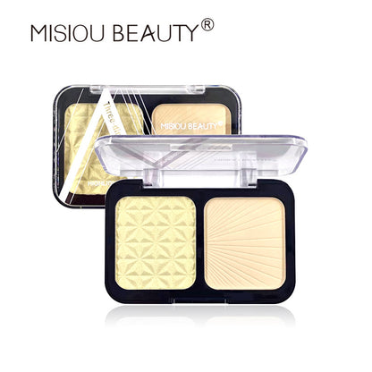 MISIOU BEAUTY two-color fantasy highlight powder three-dimensional contour concealer waterproof long-lasting 