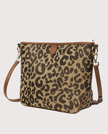 2022 New Trendy Autumn and Winter Niche Shoulder Large Bag Large Capacity Portable Tote Leopard Print Women's Bag Hot Selling New Product Hot Style 