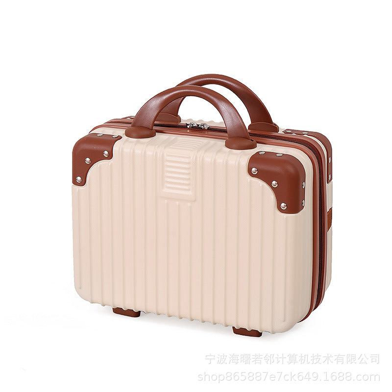 Korean version 14-inch suitcase, women's suitcase, travel bag, souvenir, cosmetic case, small travel organizer, wholesale 