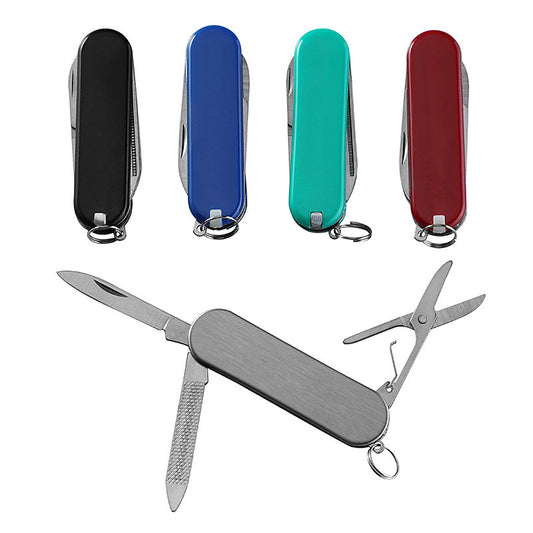 3-color multifunctional outdoor pocket knife, camping folding knife, three-in-one portable gift pocket knife 