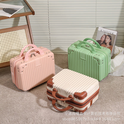 Korean version 14-inch suitcase, women's suitcase, travel bag, souvenir, cosmetic case, small travel organizer, wholesale 