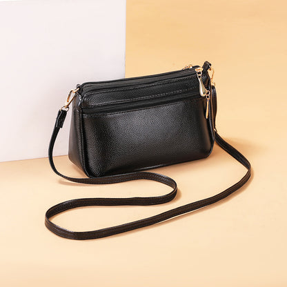 2023 new women's bag fashion mini lady messenger shoulder bag four-layer large capacity summer women's small bag 